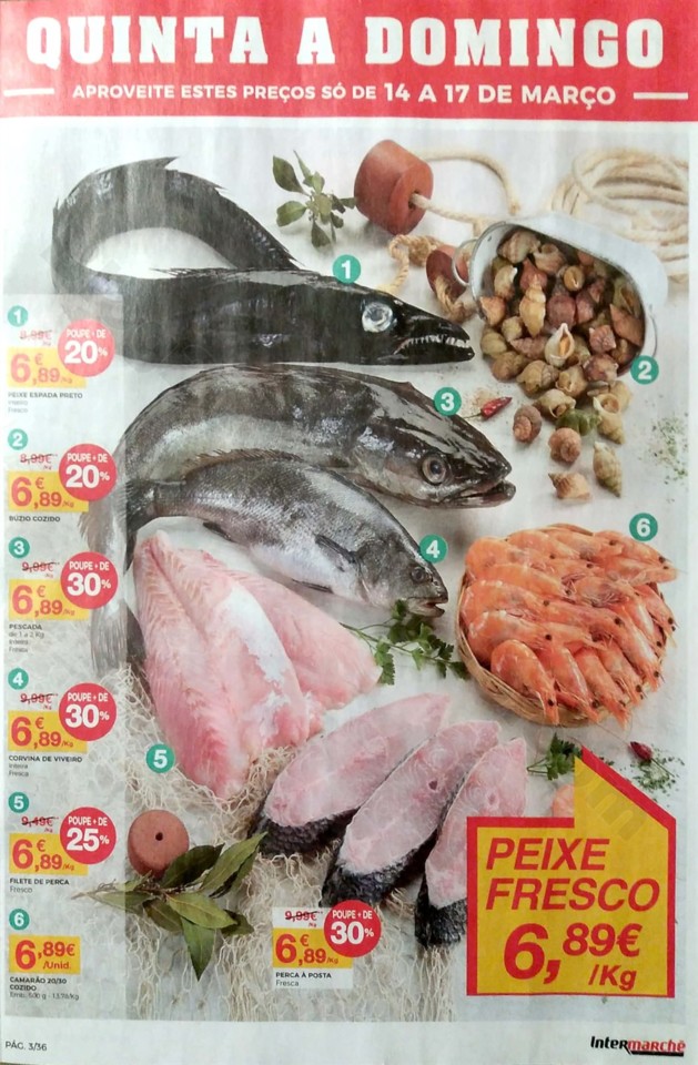 antevisão folheto intermarche promoções de 14 a