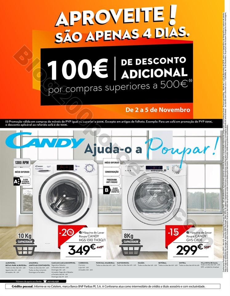 Antevisão Folheto CONFORAMA Promoções de 1 a 22