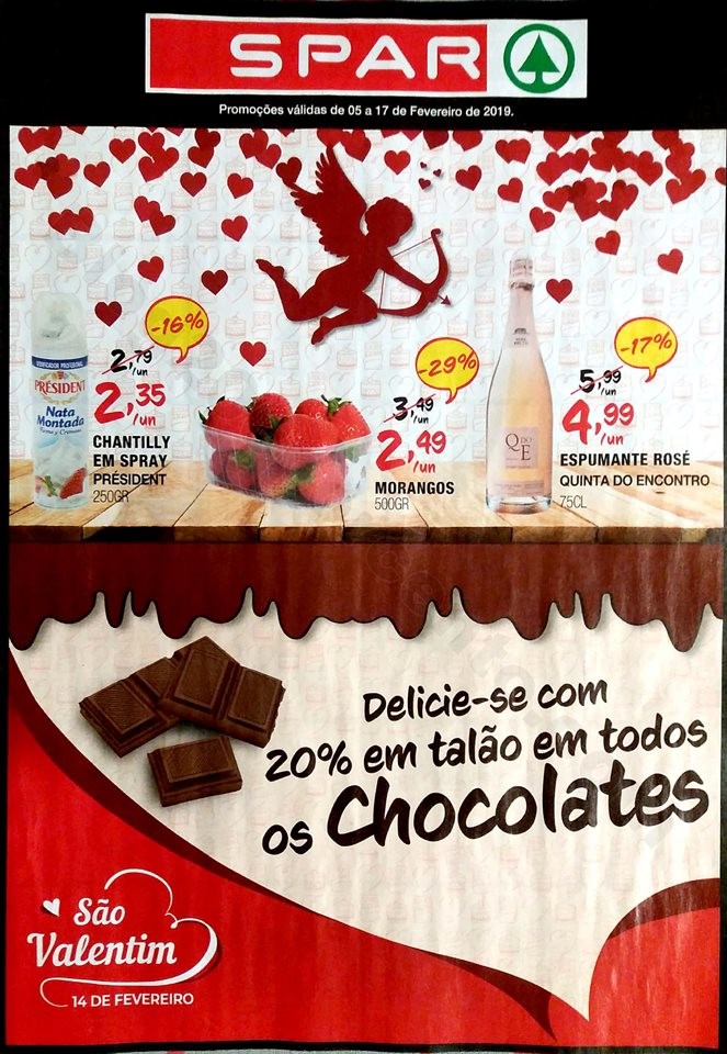 antevisao folheto spar 5 a 17 fevereiro dia namora