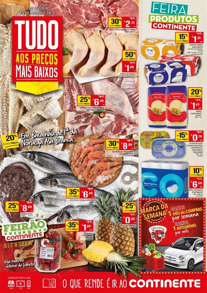 Antevisão Folheto CONTINENTE Promoções de 26 fe