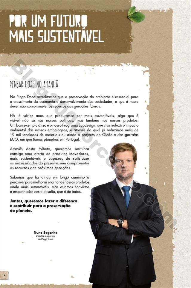 Antevisão Folheto PINGO DOCE Sustentabilidade Pro