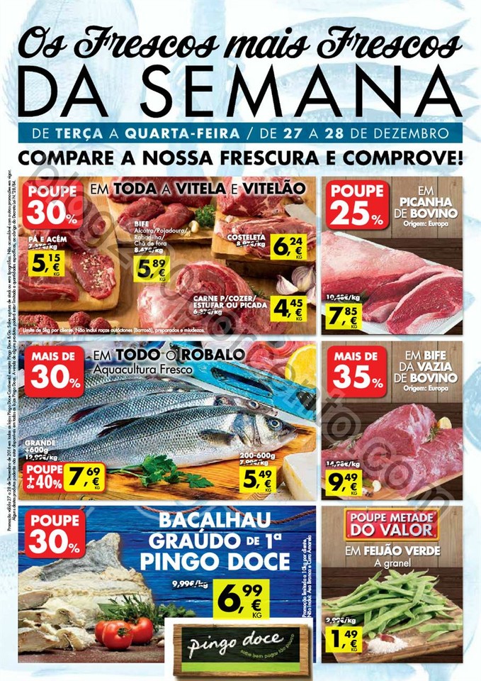 Antevisão Folheto PINGO DOCE Frescos Promoções 
