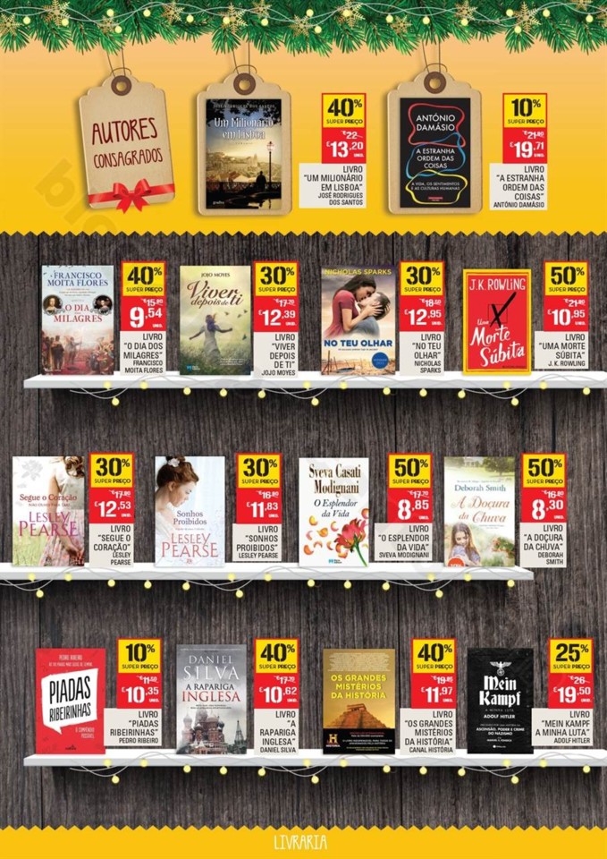 Antevisão Folheto CONTINENTE Livraria promoções