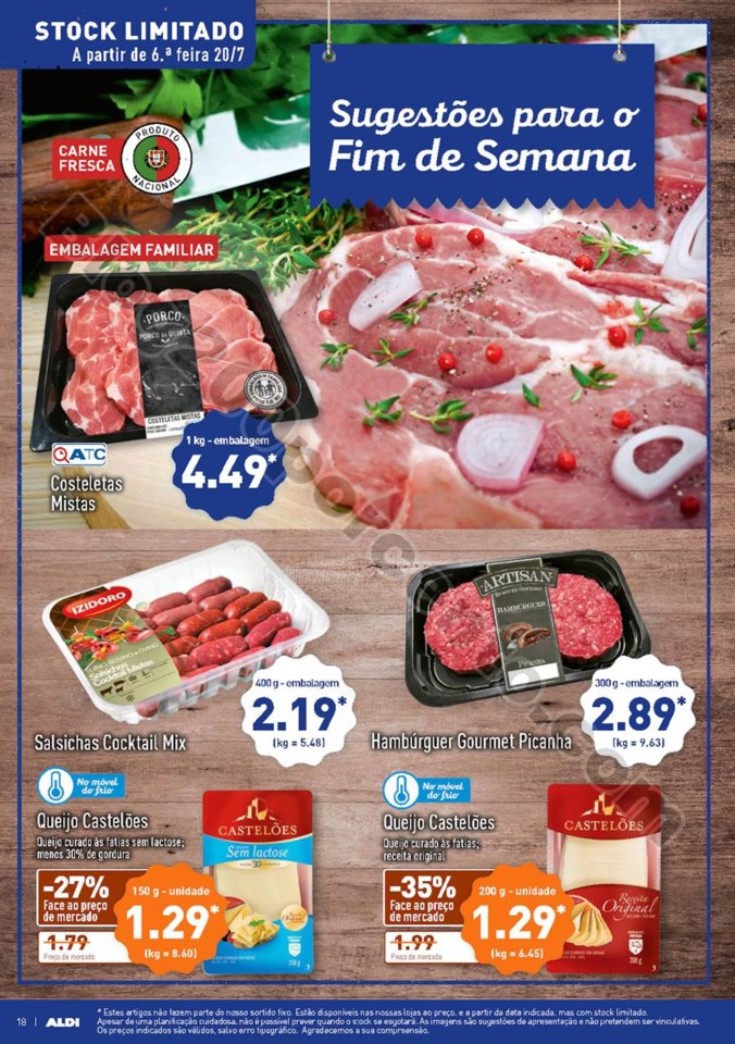Antevisão Folheto ALDI Promoções a partir de 18