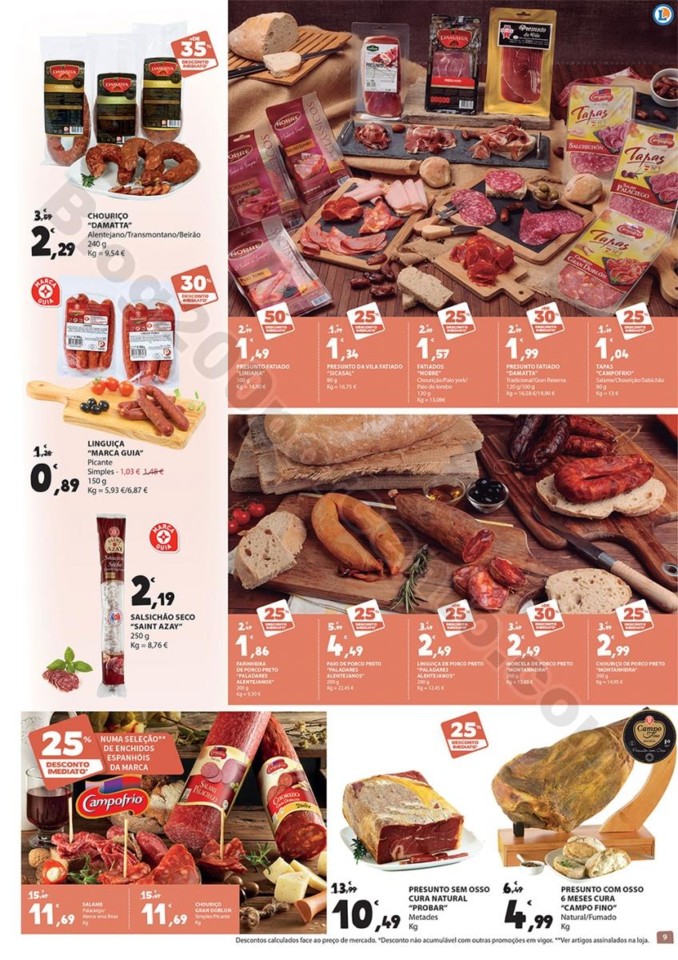 Antevisão Folheto E-LECLERC Feira Queijos Enchido