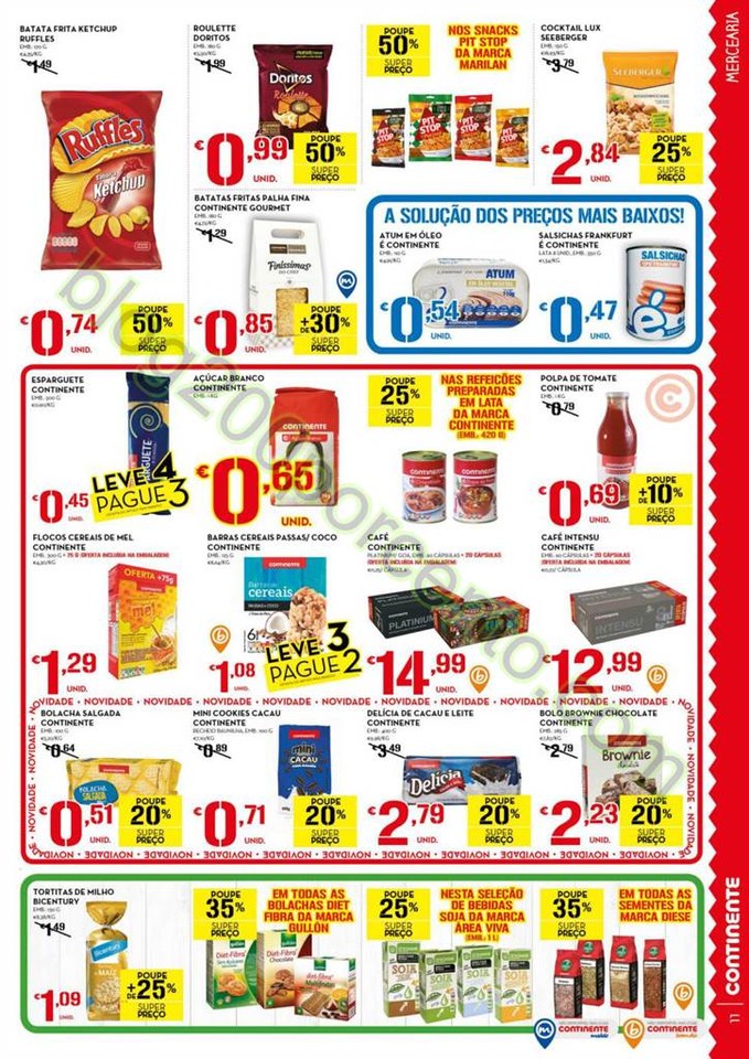 Antevisão Folheto CONTINENTE Promoções de 5 a 1