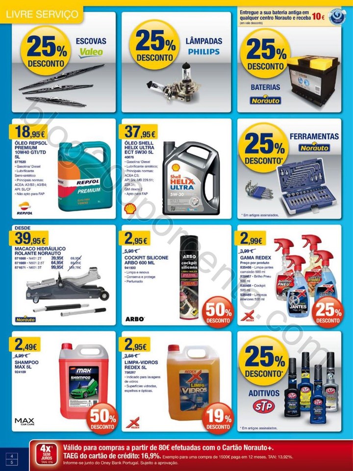 Novo Folheto NORAUTO Promoções de 15 março a 20