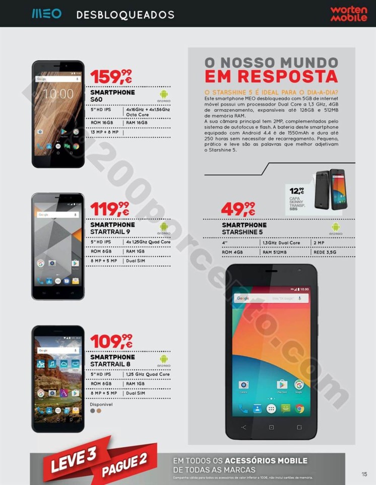 Antevisão Folheto WORTEN Mobile Promoções 25 ja