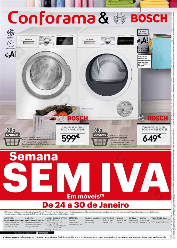 Novo Folheto CONFORAMA promoções até 21 feverei