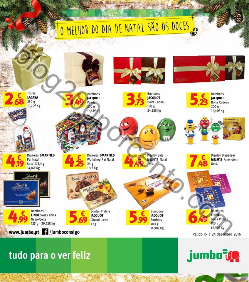 Novo Folheto JUMBO Doces, promoções de 19 a 24 d