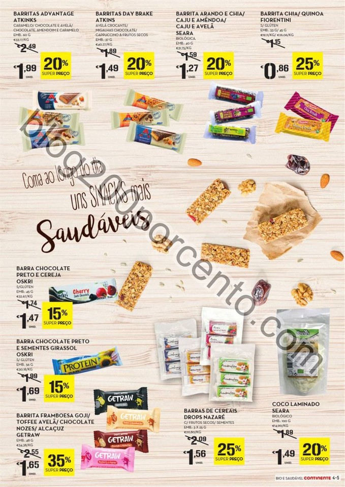 Antevisão Folheto CONTINENTE Alimentação Saudá