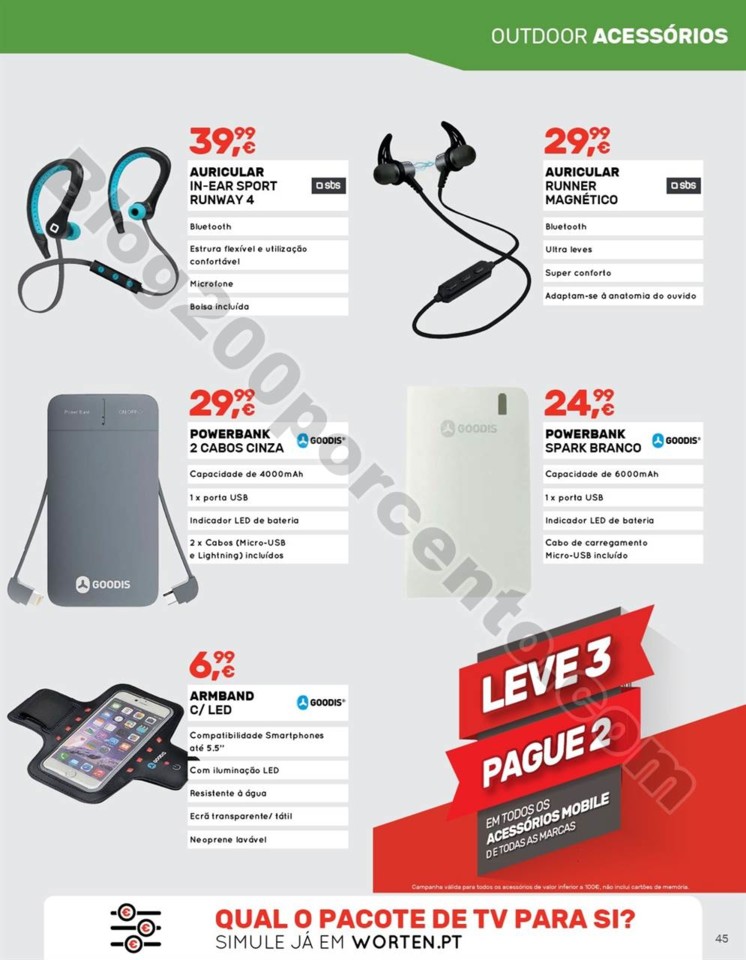 Novo Folheto WORTEN Mobile Promoções até 1 agos