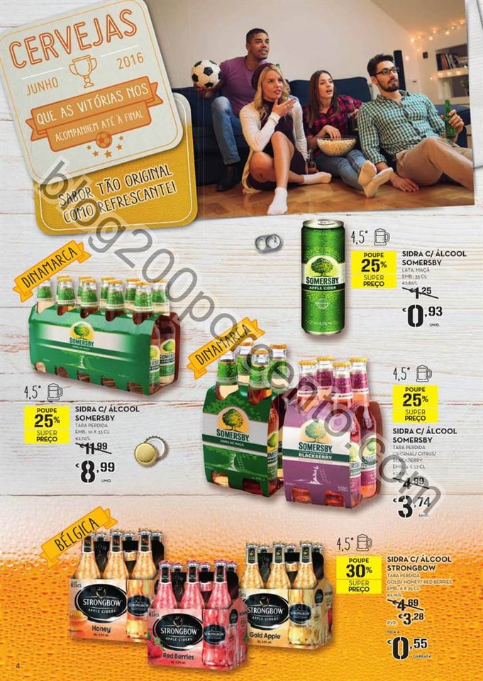 Antevisão Folheto CONTINENTE Cervejas promoções