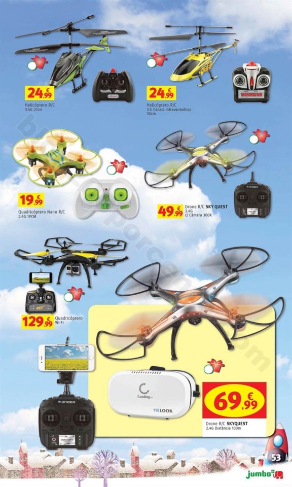 Antevisão Folheto JUMBO Brinquedos Natal promoç