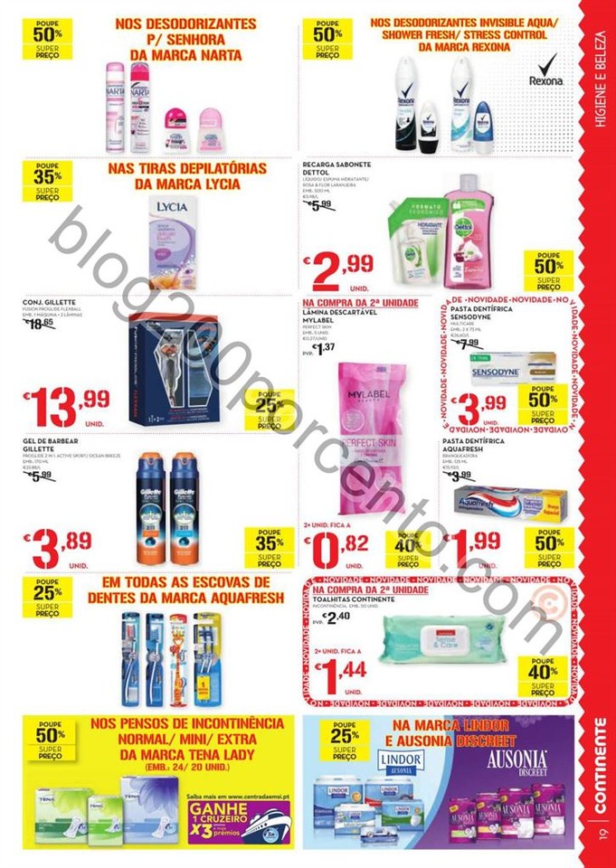 Antevisão Folheto CONTINENTE - MODELO Madeira de 