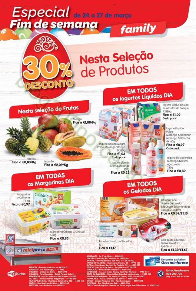Antevisão Folheto MINIPREÇO Family de 24 a 30 ma