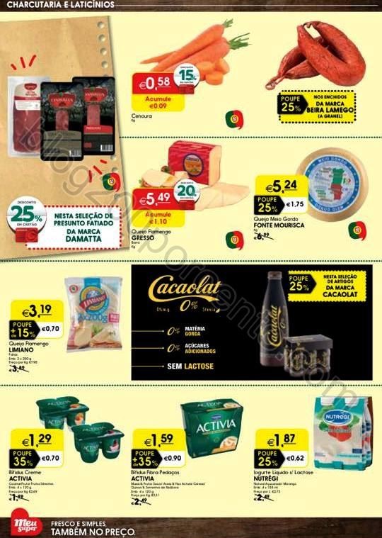 Antevisão Folheto MEU SUPER Promoções de 22 mar