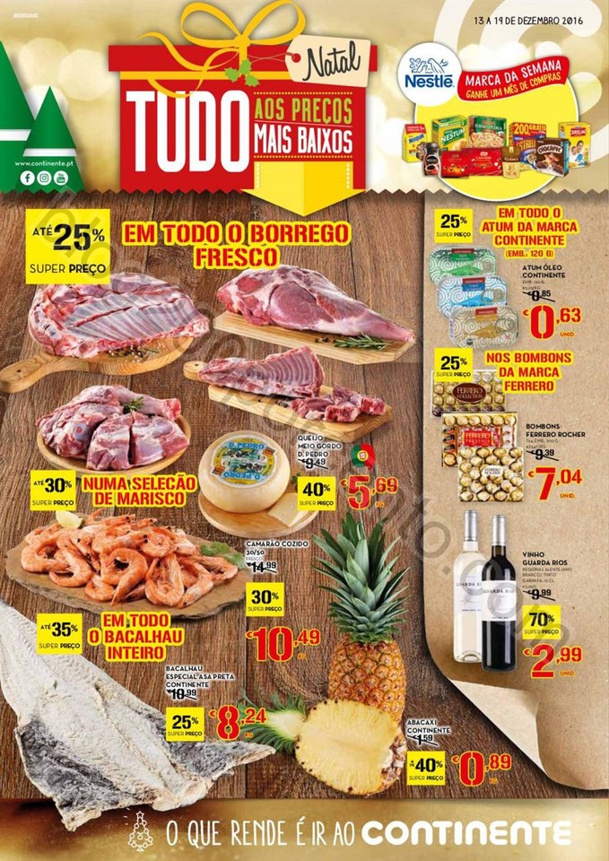 Antevisão Folheto CONTINENTE Promoções de 13 a 