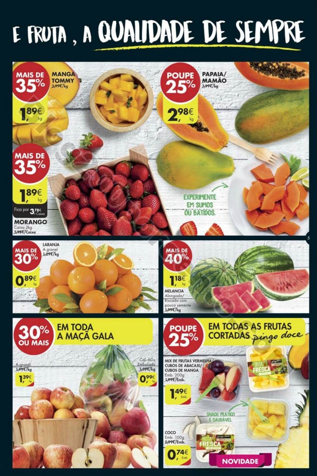Novo Folheto PINGO DOCE Super Promoções de 1 a 7