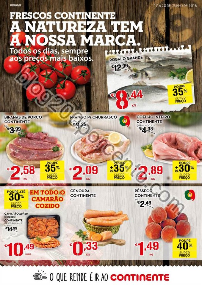 Antevisão Folheto CONTINENTE Fim de semana de 17 