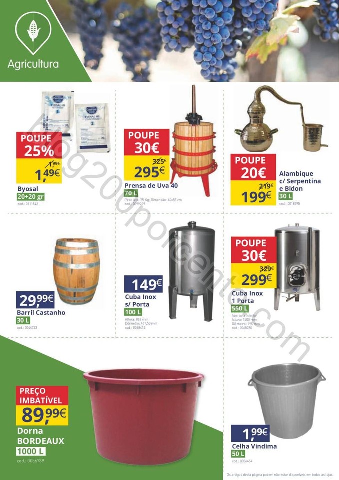 Antevisão Folheto AGRILOJA Promoções de 1 a 30 