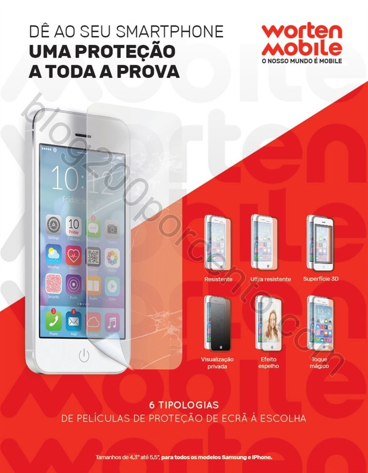 Antevisão Folheto WORTEN Mobile promoções de17 