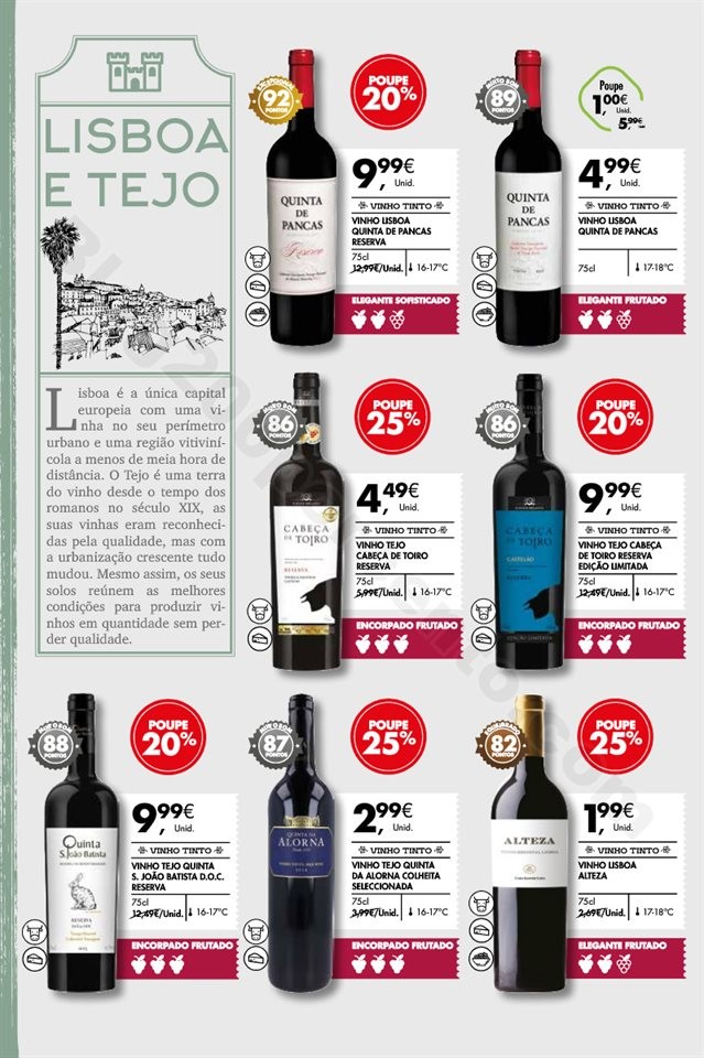 Antevisão Folheto PINGO DOCE Vinhos e Sabores Pro