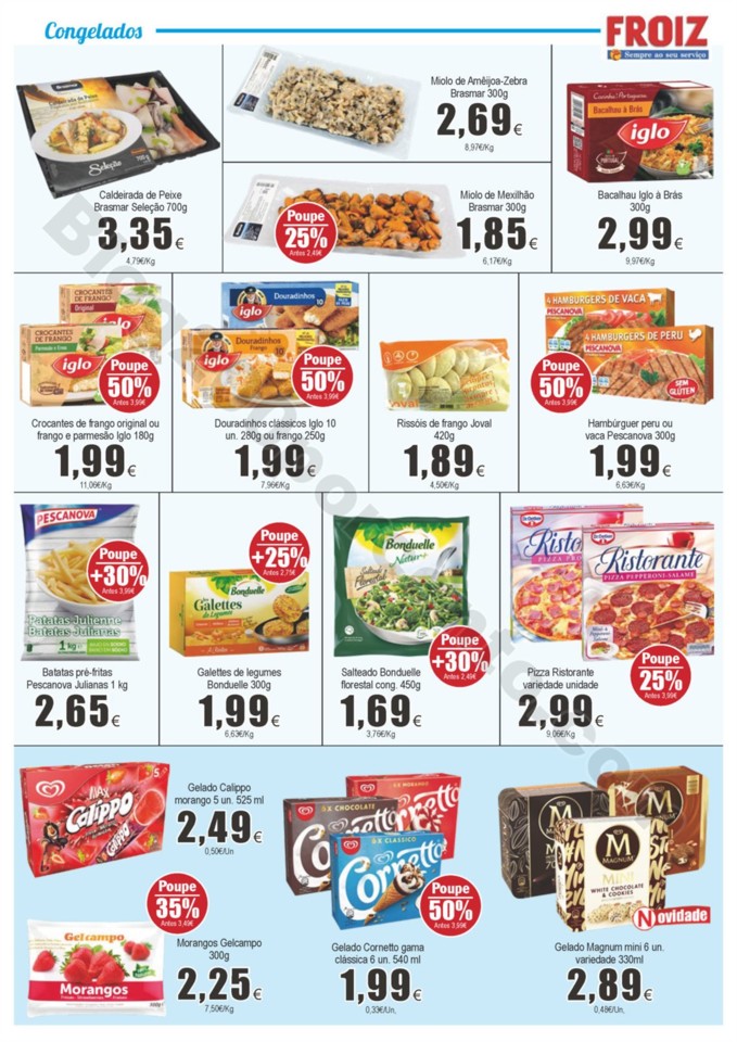 Antevisão Folheto FROIZ Promoções de 24 abril a