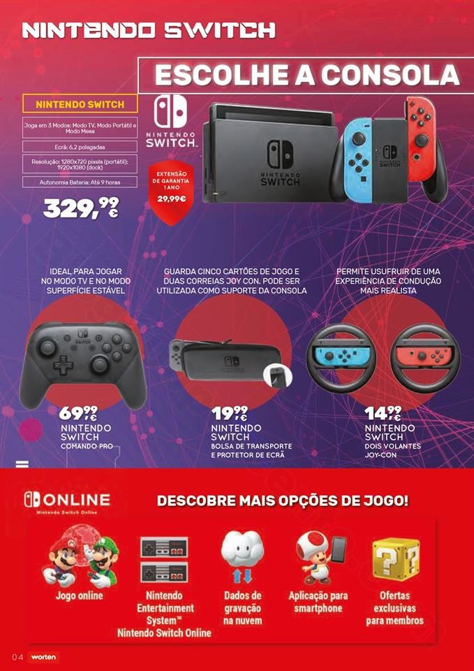 Antevisão Folheto WORTEN Gamer Promoções até 1