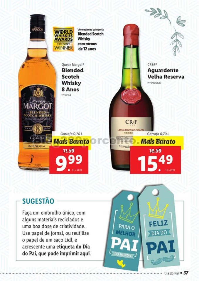 Antevisão Folheto LIDL Dia do Pai Promoções de 