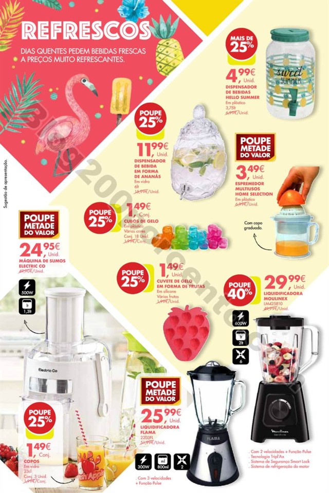 Antevisão Folheto PINGO DOCE Bazar verão promoç