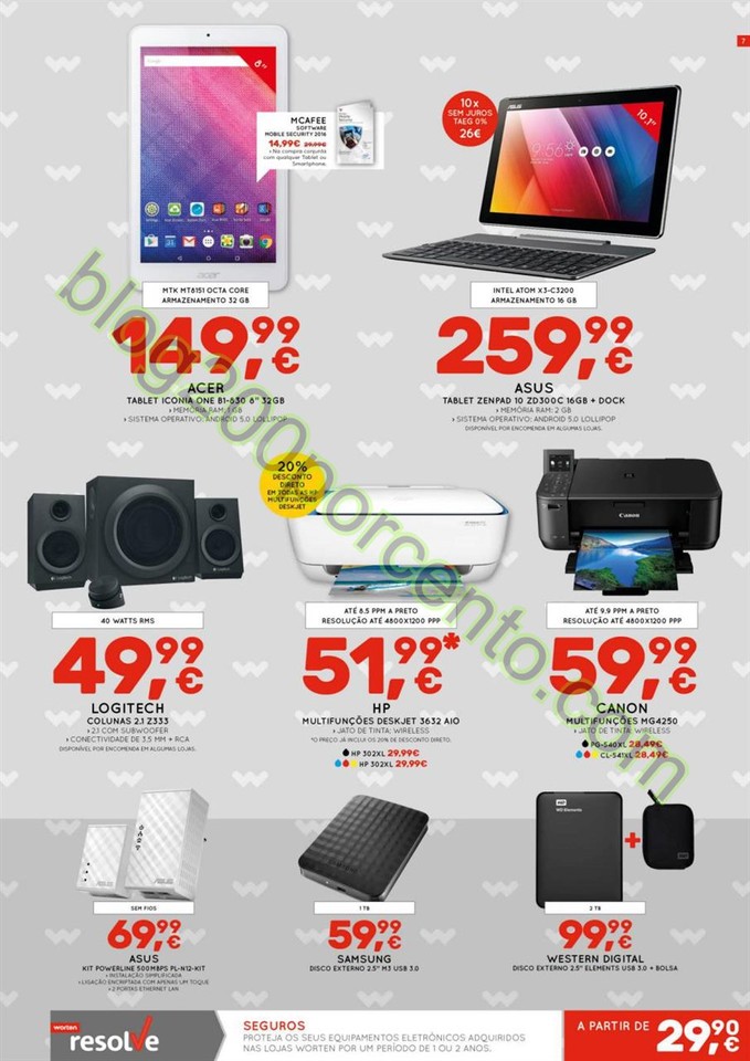 Antevisão Folheto WORTEN Promoções de 17 a 30 m