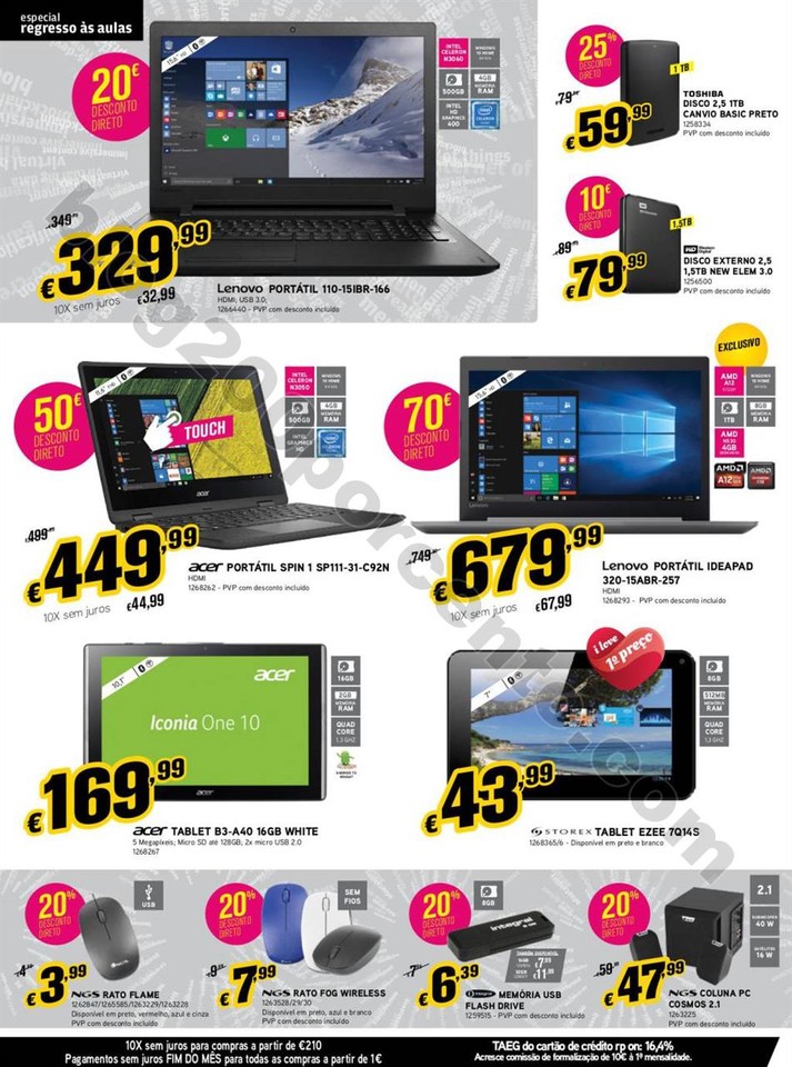 Antevisão Folheto RADIO POPULAR Promoções de 5 