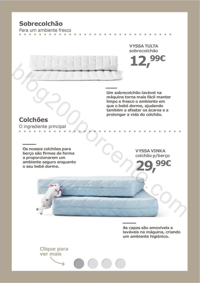 Antevisão Catálogo IKEA Bebé promoções de 19 