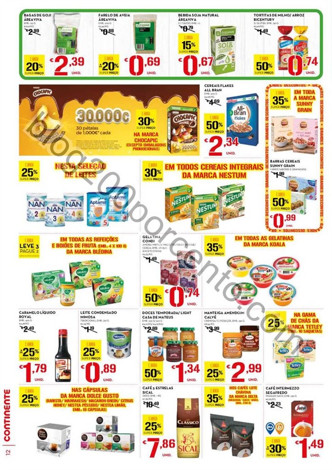Antevisão Folheto CONTINENTE Promoções de 9 a 1