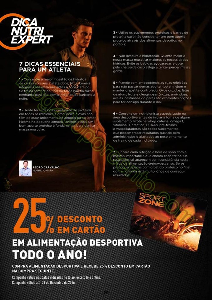 Novo Folheto SPORT ZONE promoções de 28 março a