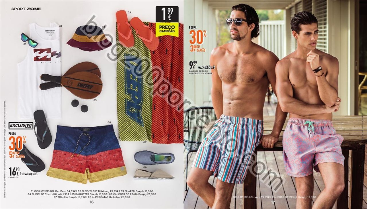 Antevisão Folheto SPORT ZONE Moda Verão de 25 ma