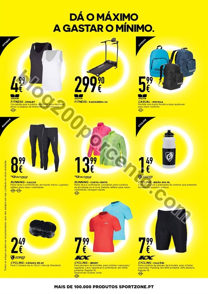 Novo Folheto SPORT ZONE Poupança de 27 abril a 10