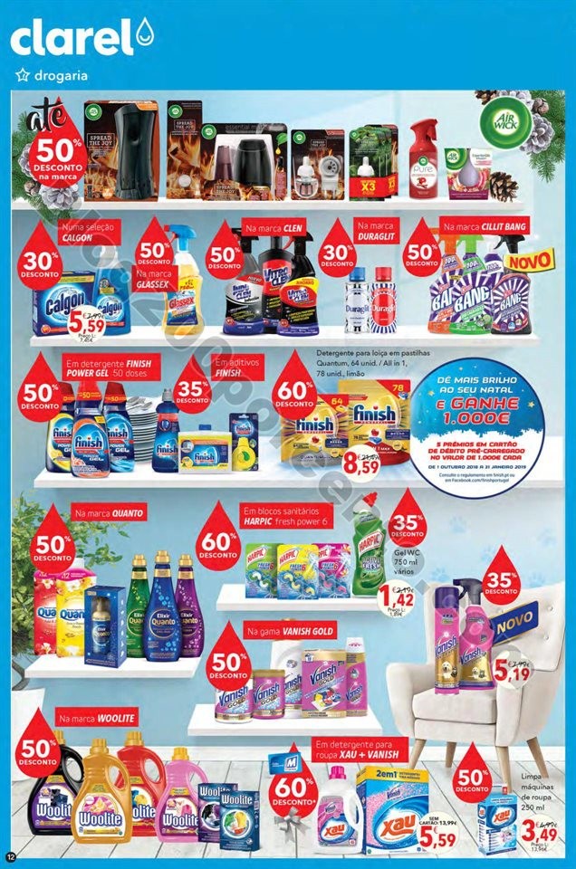 Antevisão Folheto CLAREL Promoções de 22 novemb