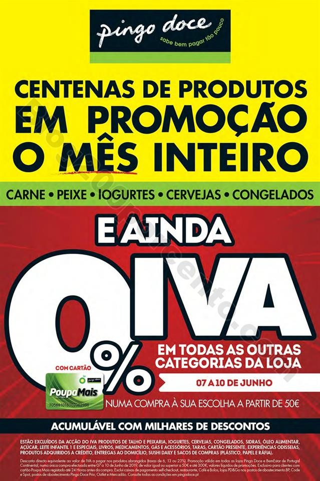 Antevisão Folheto PINGO DOCE Fim de semana 7 a 10