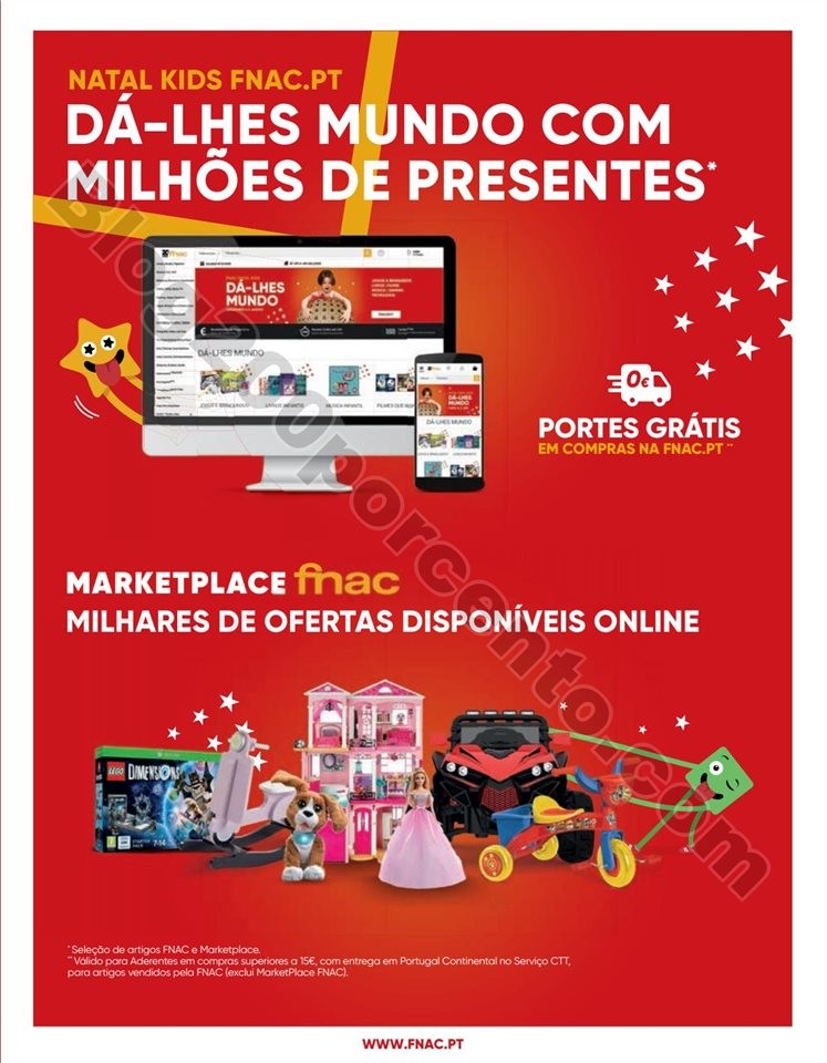 Antevisão Folheto FNAC Natal Kids Promoções de 