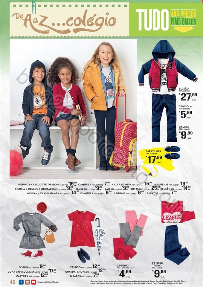 Antevisão Folheto CONTINENTE Regresso às aulas d
