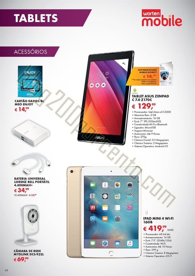 Novo Folheto WORTEN Mobile promoções de 3 a 31 d