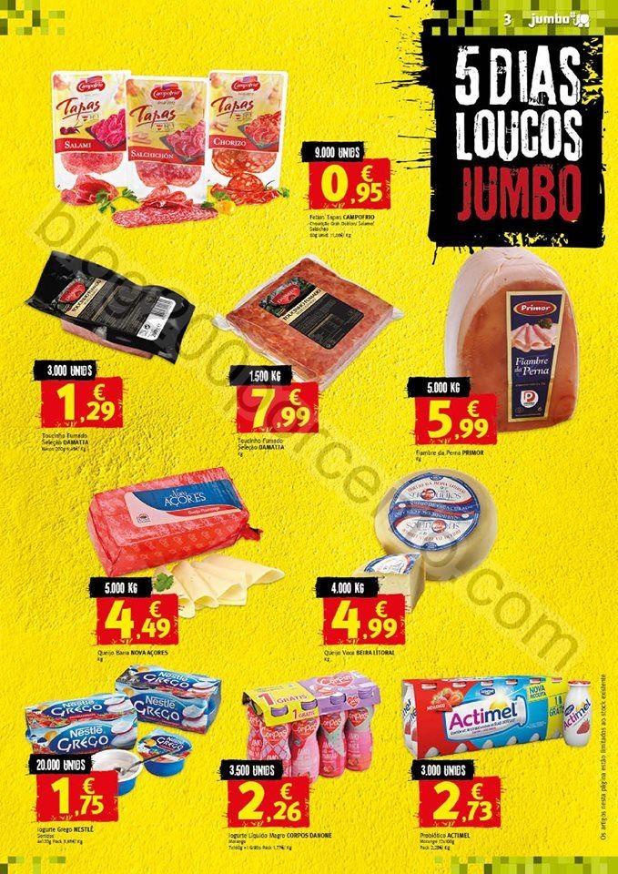 Antevisão Folheto JUMBO 5 dias Loucos promoções