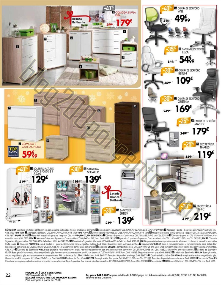 Novo Folheto CONFORAMA Natal de 17 a 31 dezembro p