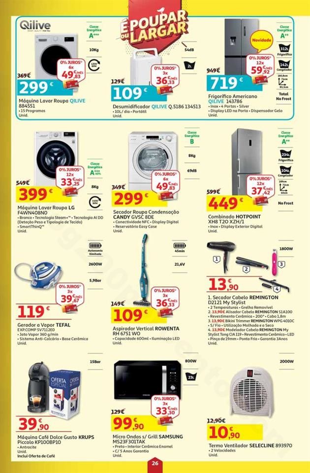 Antevisão Folheto AUCHAN Poupar ou Largar Promoç