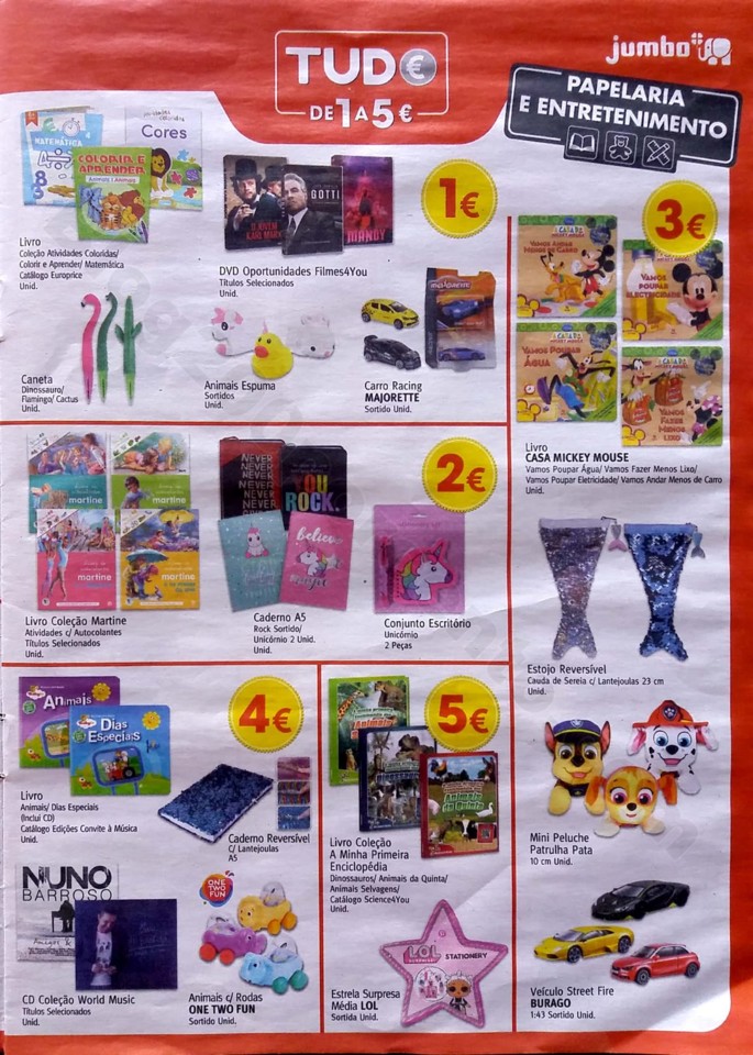 antevisao folheto jumbo 1 a 5 euros promocoes de 2