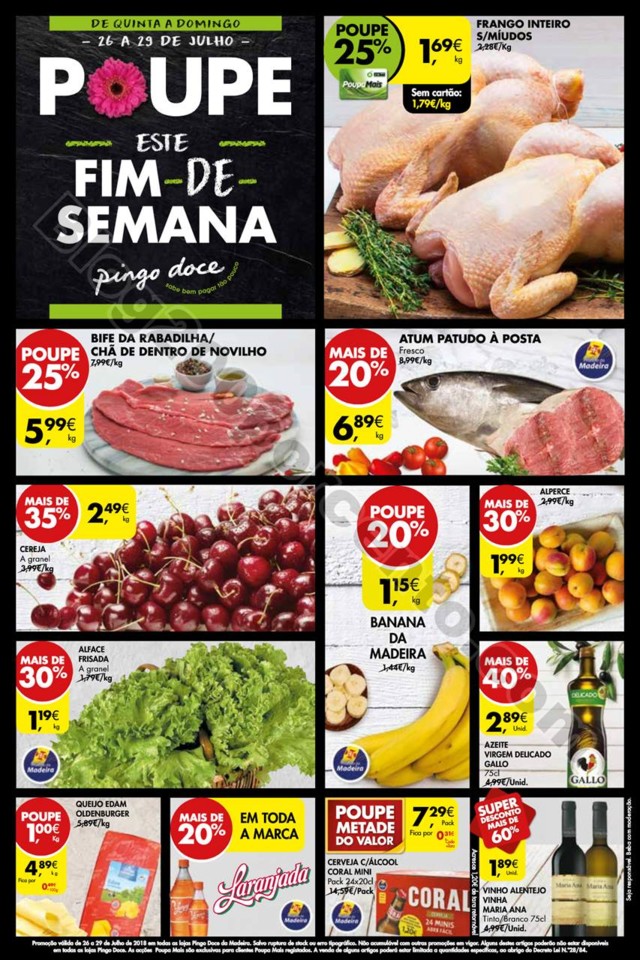 Antevisão Folheto PINGO DOCE Madeira Fim de seman