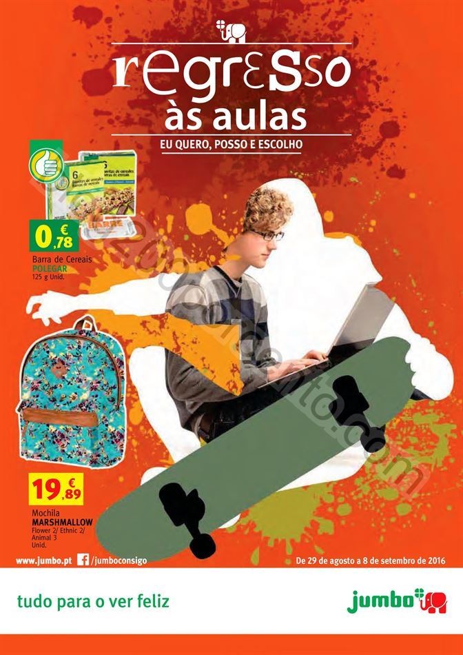 Antevisão Folheto JUMBO Regresso às aulas promo