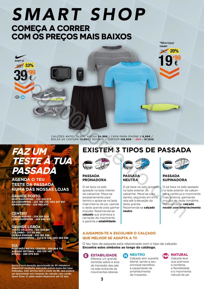 Novo Folheto SPORT ZONE Running de 14 setembro a 1